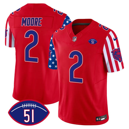 Men's Bears American Style Vapor Limited Jersey - All Stitched