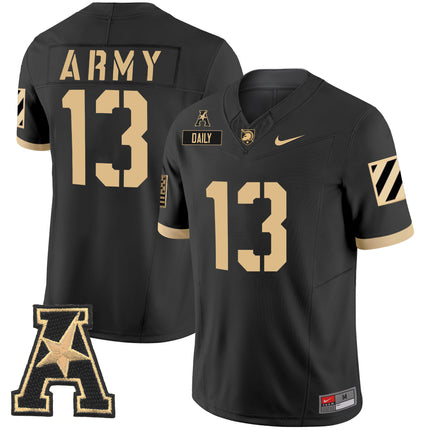 Men's Army Black Knights 2024 Vapor Limited Jersey - AAC Patch - All Stitched