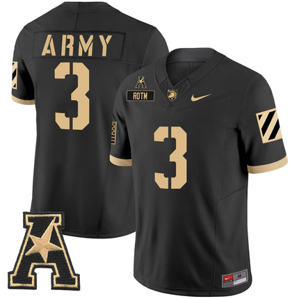 Men's Army Black Knights 2024 Vapor Limited Jersey - AAC Patch - All Stitched