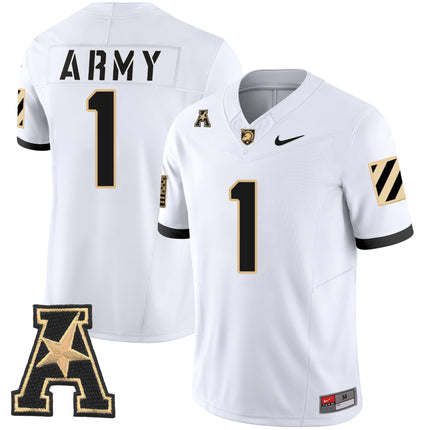 Men's Army Black Knights 2024 Vapor Limited Jersey - AAC Patch - All Stitched