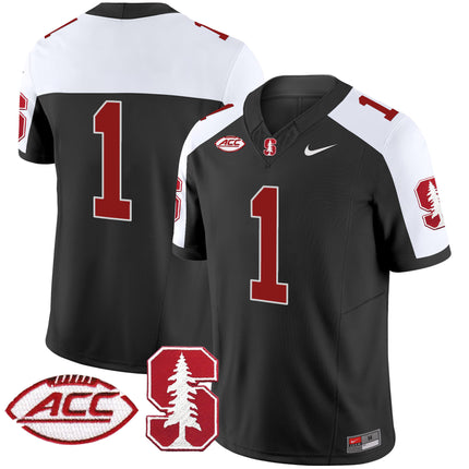 Men's Stanford Cardinal 2024 ACC Patch Vapor Limited Jersey - All Stitched