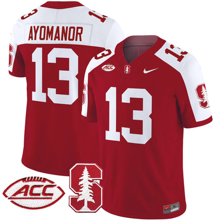 Men's Stanford Cardinal 2024 ACC Patch Vapor Limited Jersey - All Stitched
