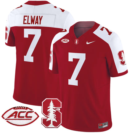 Men's Stanford Cardinal 2024 ACC Patch Vapor Limited Jersey - All Stitched