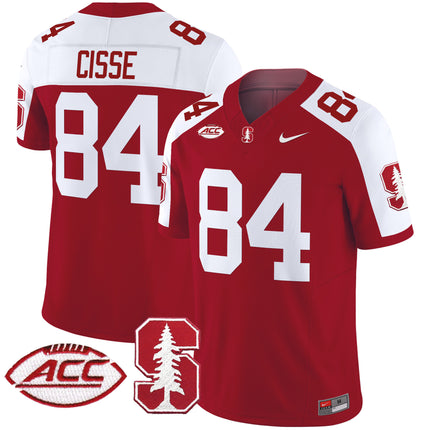 Men's Stanford Cardinal 2024 ACC Patch Vapor Limited Jersey - All Stitched