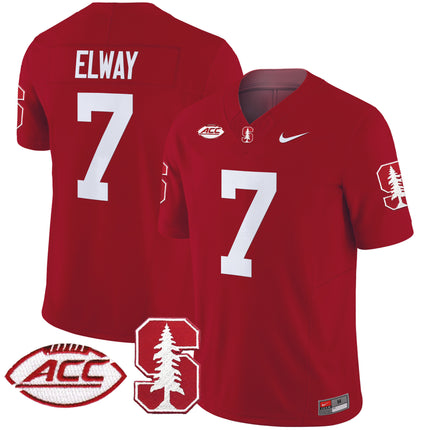 Men's Stanford Cardinal 2024 ACC Patch Vapor Limited Jersey - All Stitched