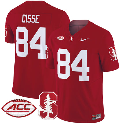 Men's Stanford Cardinal 2024 ACC Patch Vapor Limited Jersey - All Stitched