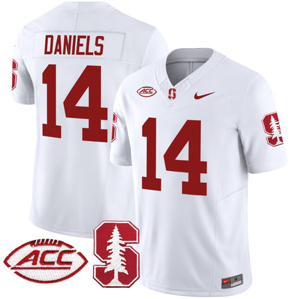 Men's Stanford Cardinal 2024 ACC Patch Vapor Limited Jersey - All Stitched