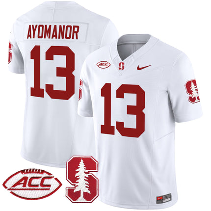 Men's Stanford Cardinal 2024 ACC Patch Vapor Limited Jersey - All Stitched