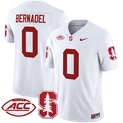 Men's Stanford Cardinal 2024 ACC Patch Vapor Limited Jersey - All Stitched