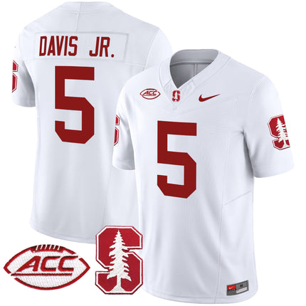 Men's Stanford Cardinal 2024 ACC Patch Vapor Limited Jersey - All Stitched