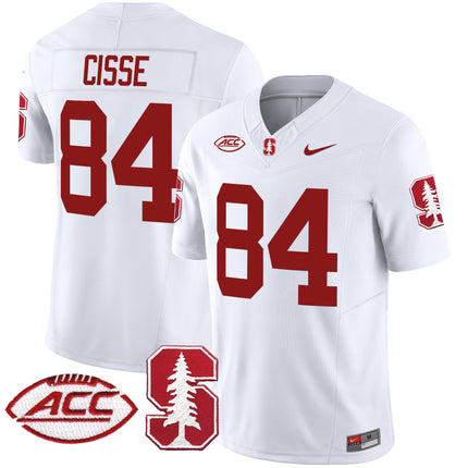 Men's Stanford Cardinal 2024 ACC Patch Vapor Limited Jersey - All Stitched