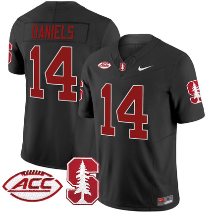 Men's Stanford Cardinal 2024 ACC Patch Vapor Limited Jersey - All Stitched