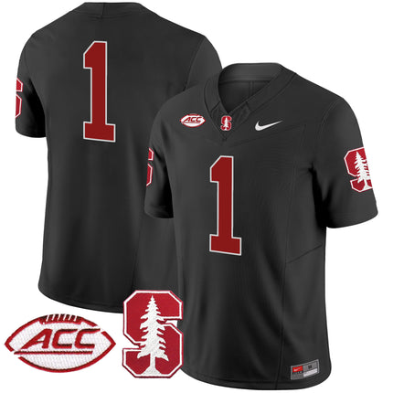 Men's Stanford Cardinal 2024 ACC Patch Vapor Limited Jersey - All Stitched