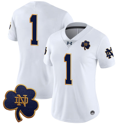 Women's Notre Dame Fighting Irish 2024 Vapor Limited Jersey V3 - All Stitched