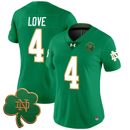 Women's Notre Dame Fighting Irish 2024 Vapor Limited Jersey V3 - All Stitched