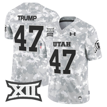 Utah Utes 2024 Salute to Service Vapor Limited Jersey - Arctic Camo - All Stitched