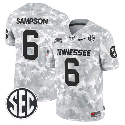 Tennessee Volunteers 2024 Salute to Service Vapor Limited Jersey - Arctic Camo - All Stitched