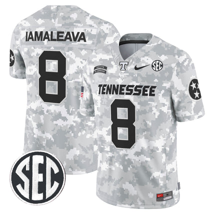 Tennessee Volunteers 2024 Salute to Service Vapor Limited Jersey - Arctic Camo - All Stitched