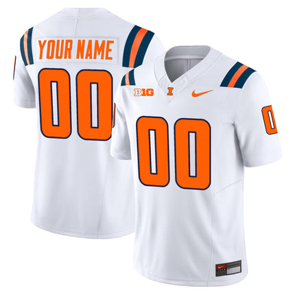 Illinois Fighting Illini Vapor Limited Custom Jersey - All Stitched