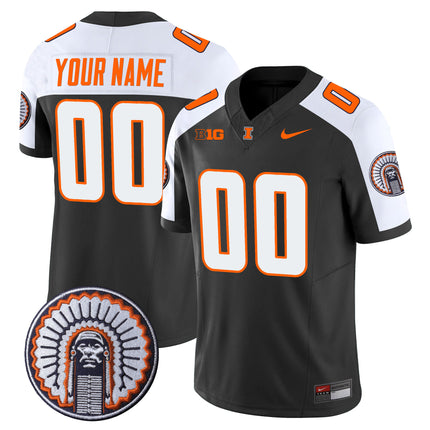 Illinois Fighting Illini Vapor Limited Custom Jersey - All Stitched