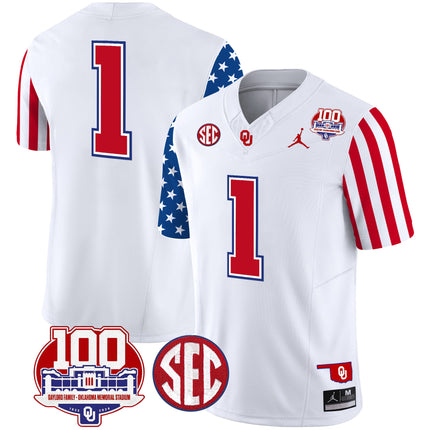 Men's Oklahoma Sooners American Style Vapor Limited Jersey - All Stitched