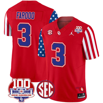 Men's Oklahoma Sooners American Style Vapor Limited Jersey - All Stitched