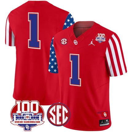 Men's Oklahoma Sooners American Style Vapor Limited Jersey - All Stitched