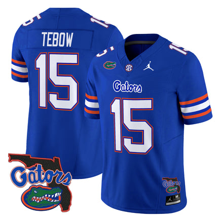 Men's Florida Gators 2024 Florida Patch Vapor Limited Jersey - All Stitched
