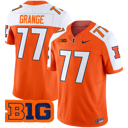 Men's Illinois Fighting Illini 2024 Vapor Limited Jersey - All Stitched