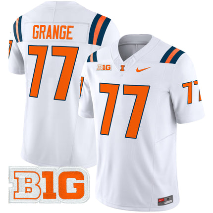 Men's Illinois Fighting Illini 2024 Vapor Limited Jersey - All Stitched