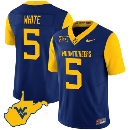 Men's West Virginia Mountaineers 2024 Country Roads Jersey - All Stitched
