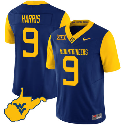 Men's West Virginia Mountaineers 2024 Country Roads Jersey - All Stitched