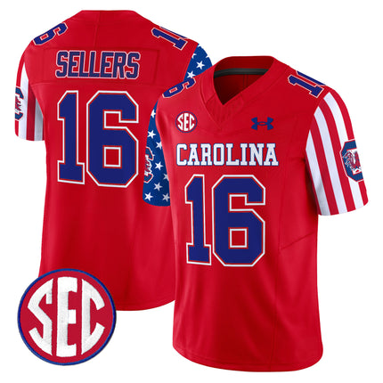 Men's South Carolina Gamecocks American Style Vapor Limited Jersey - All Stitched