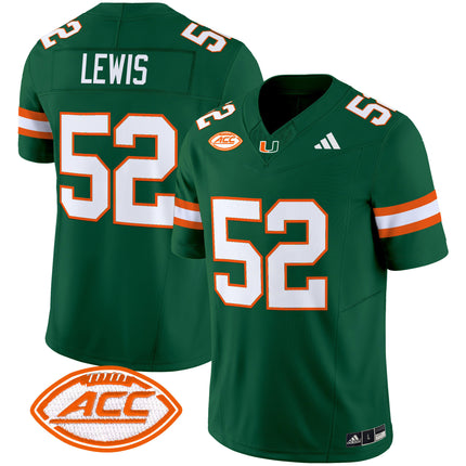 Men's Miami Hurricanes 2024 Vapor Limited Jersey - All Stitched