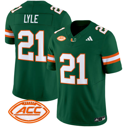 Men's Miami Hurricanes 2024 Vapor Limited Jersey - All Stitched