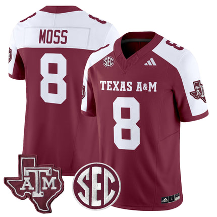 Men's Texas A&M Aggies 2024 Vapor Limited Jersey - All Stitched