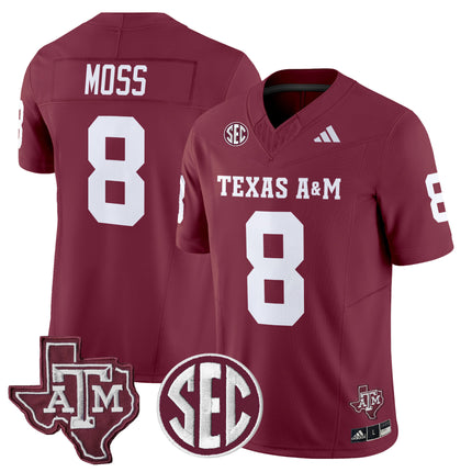 Men's Texas A&M Aggies 2024 Vapor Limited Jersey - All Stitched