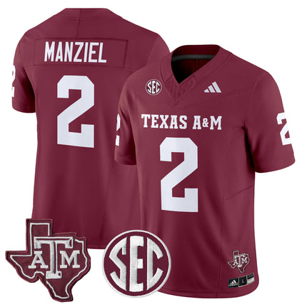 Men's Texas A&M Aggies 2024 Vapor Limited Jersey - All Stitched