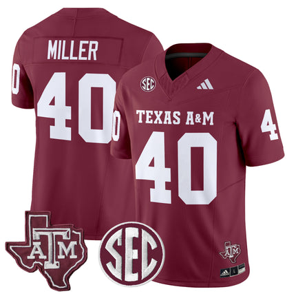 Men's Texas A&M Aggies 2024 Vapor Limited Jersey - All Stitched
