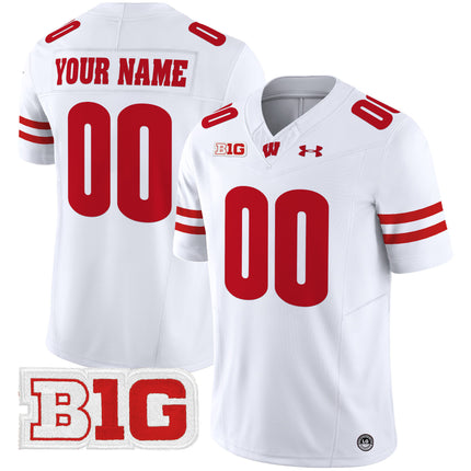 Wisconsin Badgers 2024 Vapor Limited Custom Jersey - All Stitched