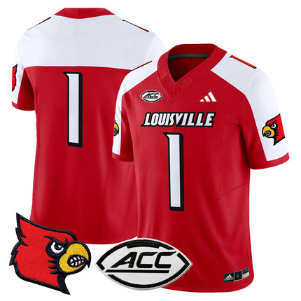 Men's Louisville Cardinals 2024 Vapor Limited Jersey - All Stitched