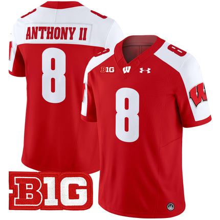 Men's Wisconsin Badgers 2024 Vapor Limited Jersey - All Stitched