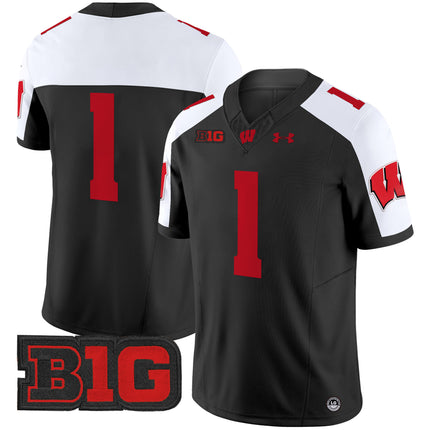 Men's Wisconsin Badgers 2024 Vapor Limited Jersey - All Stitched