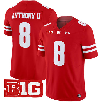 Men's Wisconsin Badgers 2024 Vapor Limited Jersey - All Stitched