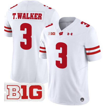 Men's Wisconsin Badgers 2024 Vapor Limited Jersey - All Stitched