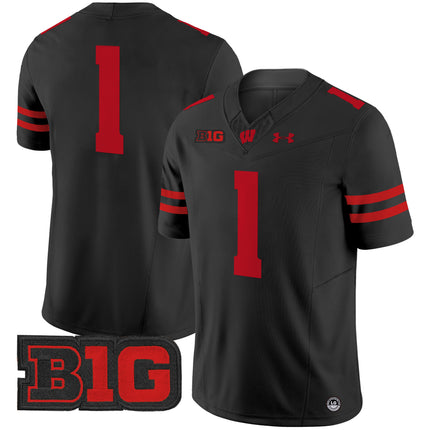 Men's Wisconsin Badgers 2024 Vapor Limited Jersey - All Stitched