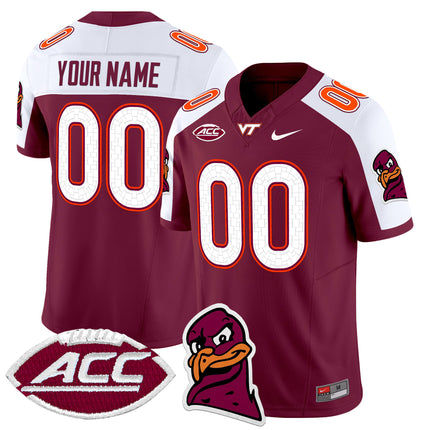 Virginia Tech Hokies 2024 Vapor Limited Custom Jersey - All Stitched