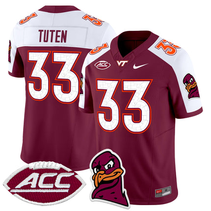 Men's Virginia Tech Hokies 2024 Vapor Limited Jersey - All Stitched
