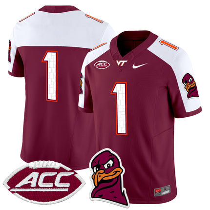 Men's Virginia Tech Hokies 2024 Vapor Limited Jersey - All Stitched