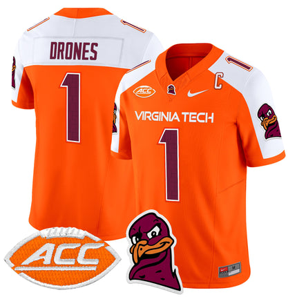 Men's Virginia Tech Hokies 2024 Vapor Limited Jersey - All Stitched